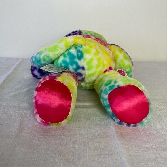 Build A Bear Workshop Plush Rainbow Heart Kitty Cat Stuffed Animal 16" w Clothes - Picture 7 of 8